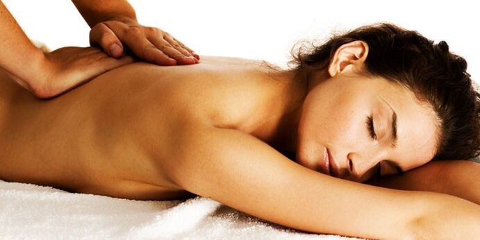 massagem terapêutica para osteocondrose